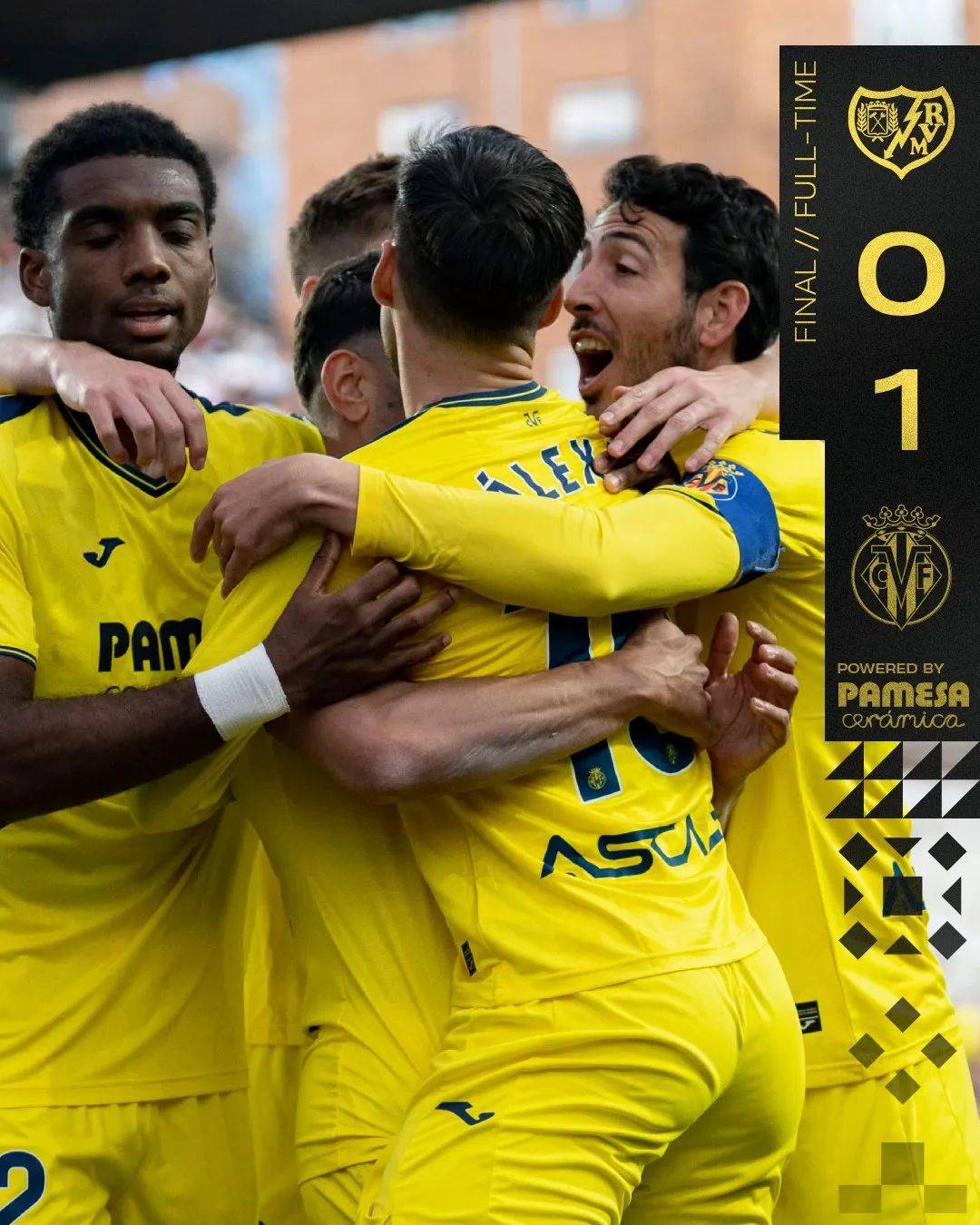 比利亚雷亚尔客场取胜，继续保持领先优势